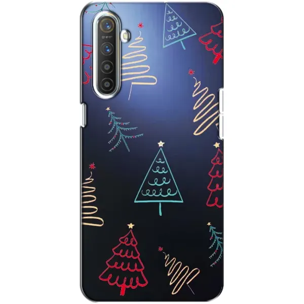 Чехол с принтом «Рождественские елки» для Realme XT