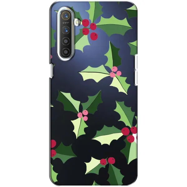 Чехол с принтом «Рождественский фон» для Realme XT