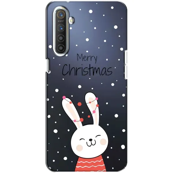 Чехол с принтом «Рождественский заяц» для Realme XT