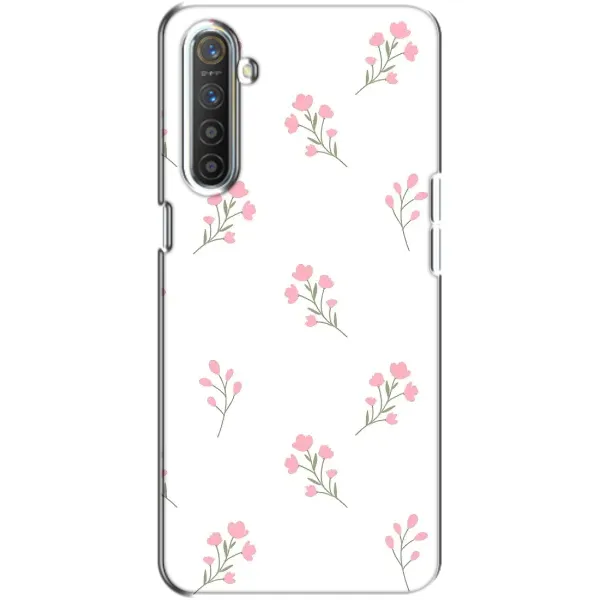 Чехол с принтом «Розовые цветы» для Realme XT