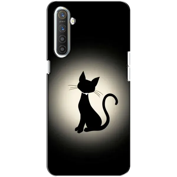 Чехол с принтом «Силуэт котика» для Realme XT