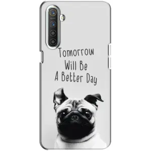 Чехлы с собаками для Realme XT (VPrint) (Смешной Мопс)