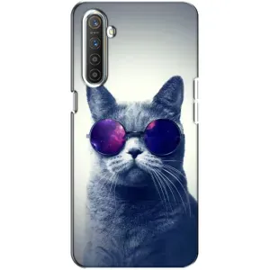 Чехол с принтом для Realme XT (AlphaPrint) Модные коты (Стильный кот)