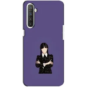 Чохли Венсдей на Realme XT Уенсдей (AlphaPrint) (Венздей у чорному)