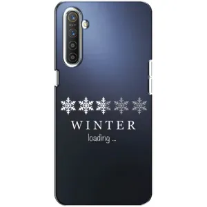 Зимние Чехлы для Реалми ХТ - прозрачный фон (Winter loading)