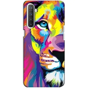 Чехол со Львом для Realme XT (VPrint) (Яркий Лев)