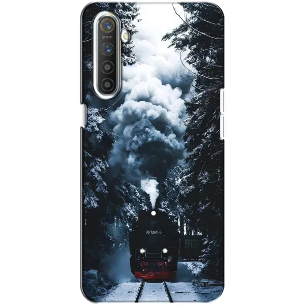 Чехол с принтом «Зимний поезд» для Realme XT