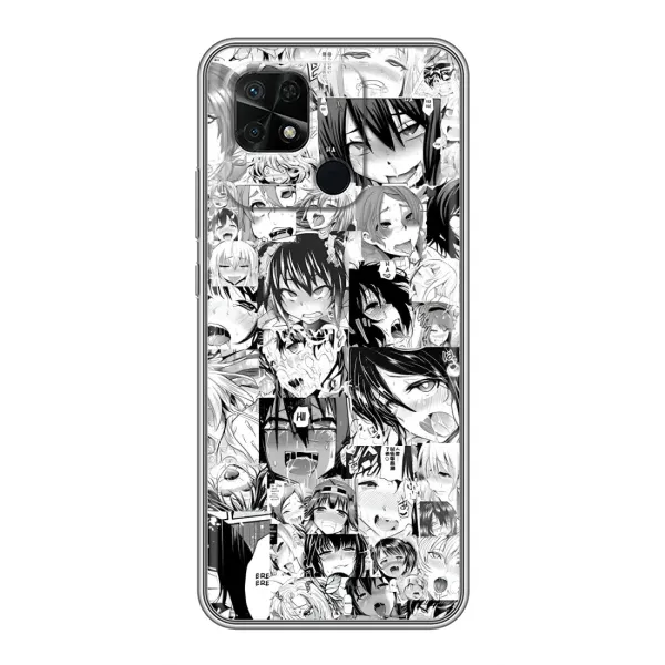 Чехол с принтом «Ahegao manga» для Xiaomi Redmi 10C Чехол с принтом «Ahegao manga» для Xiaomi Redmi 10C