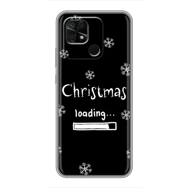 Чехол с принтом «Christmas loading» для Xiaomi Redmi 10C