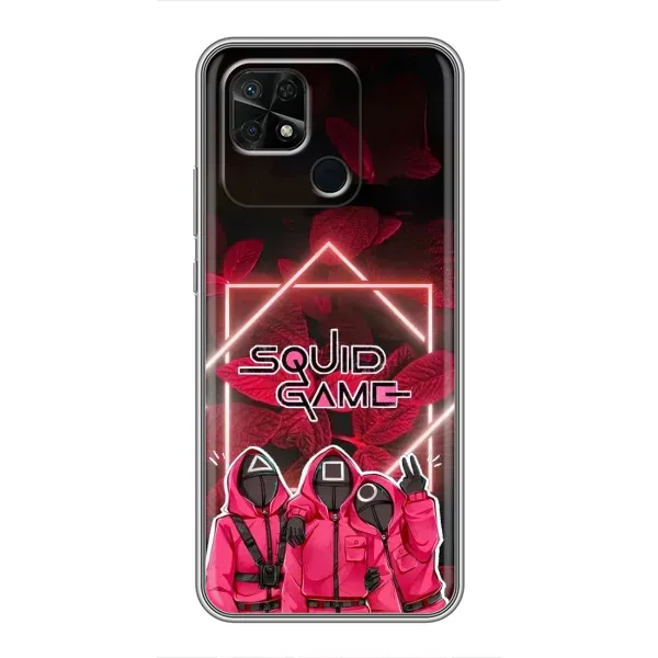 Чохол з принтом «Охоронці Гра кальмара» для Xiaomi Redmi 10C Чохол з принтом «Охоронці Гра кальмара» для Xiaomi Redmi 10C