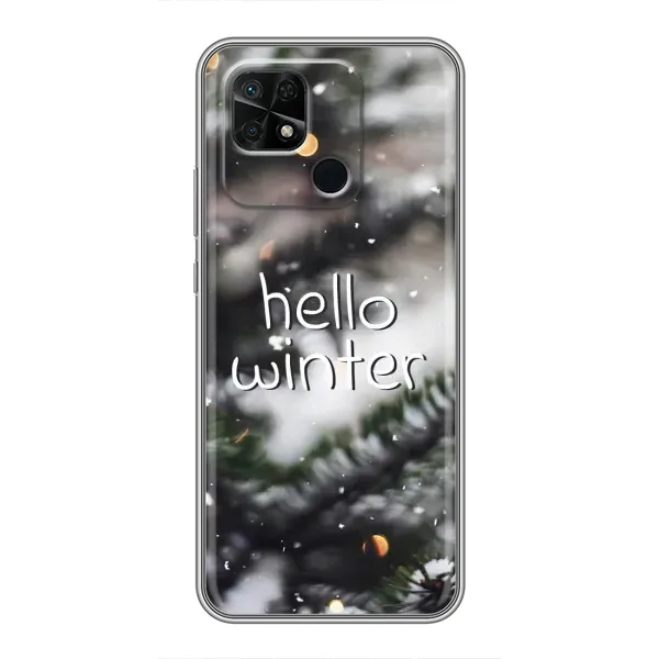 Чехол с принтом «Hello winter» для Xiaomi Redmi 10C Чехол с принтом «Hello winter» для Xiaomi Redmi 10C