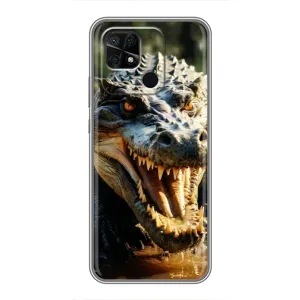 Чохол з картинкою 'Хижаки' для Xiaomi Redmi 10C (Небезпечний крокодил)