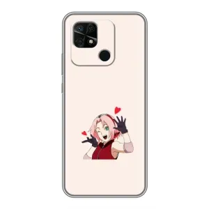 Чохли Персонажі Аніме Наруто для Xiaomi Redmi 10C (AlphaPrint) (Лайк Сакура)