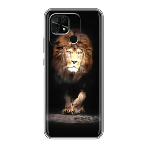 Чохол з картинкою ЛЕВ для Xiaomi Redmi 10C (VPrint) (Лев)