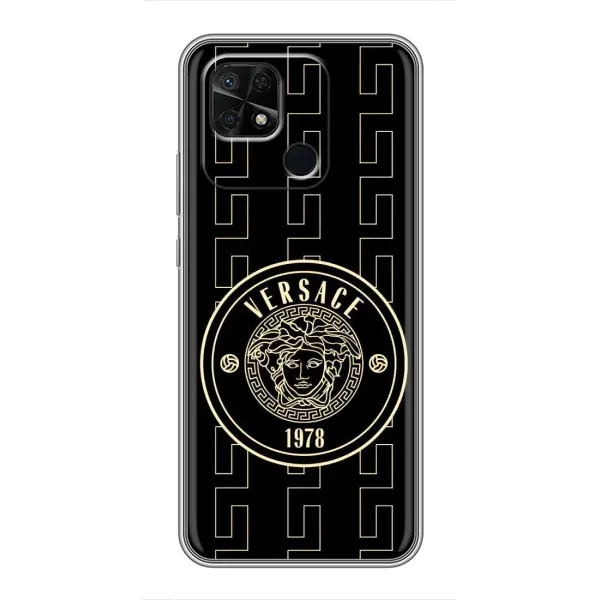 Чохол з принтом «Лого Версаче» для Xiaomi Redmi 10C