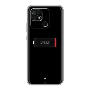 Чехлы для любимой на Сяомі Редмі 10Ц (VPrint) (Love battery)