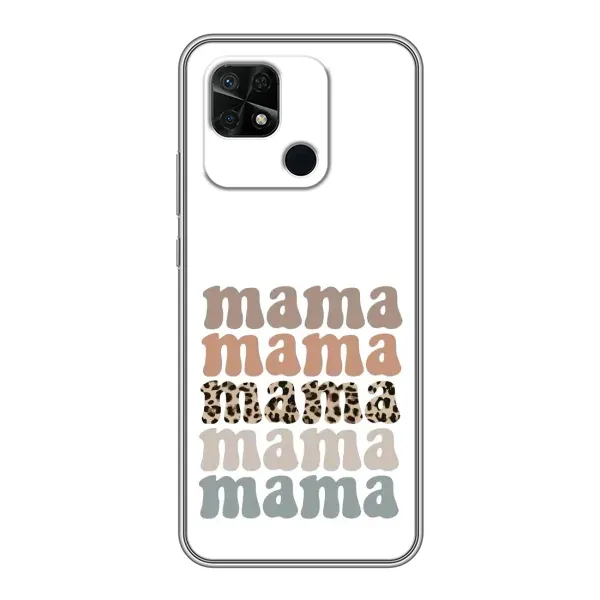Чохол з принтом «Текстовий колаж мама» для Xiaomi Redmi 10C Чохол з принтом «Текстовий колаж мама» для Xiaomi Redmi 10C