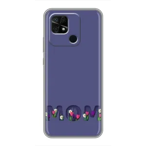 Чохли для мами на Xiaomi Redmi 10C (Мама в квітах)