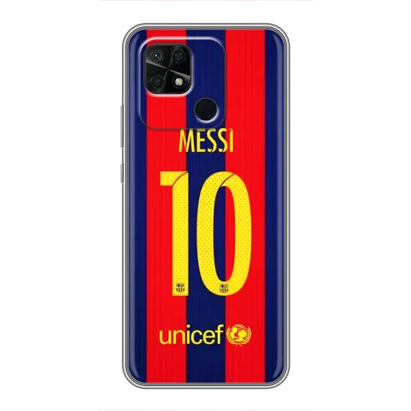 Чехол с принтом «Messi Barca 10» для Xiaomi Redmi 10C