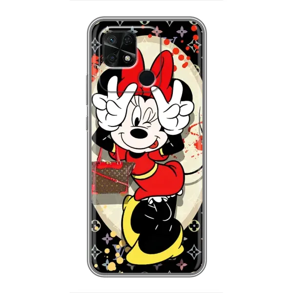 Чехол с принтом «Минни peace» для Xiaomi Redmi 10C