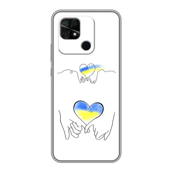 Чехол с принтом «Мир Украине» для Xiaomi Redmi 10C