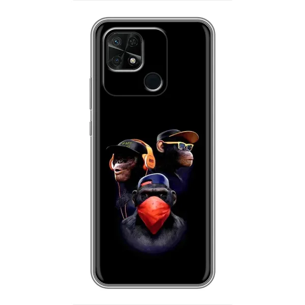 Чохол з принтом «Три мавпи» для Xiaomi Redmi 10C Чохол з принтом «Три мавпи» для Xiaomi Redmi 10C
