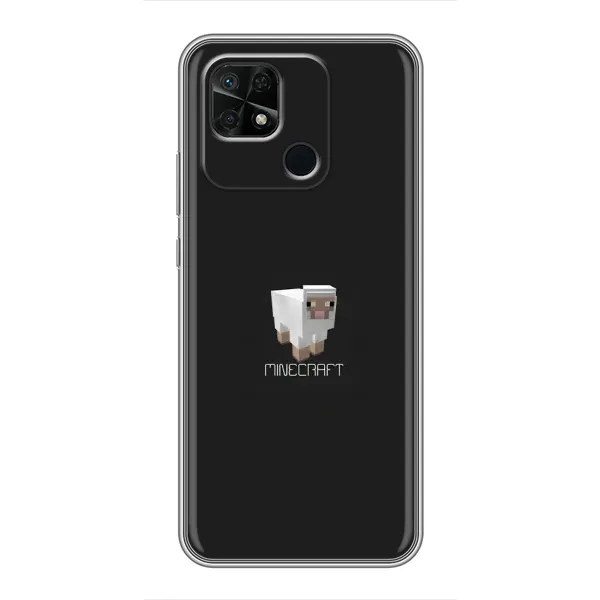 Чехол с принтом «Овечка Майнкрафт» для Xiaomi Redmi 10C Чехол с принтом «Овечка Майнкрафт» для Xiaomi Redmi 10C