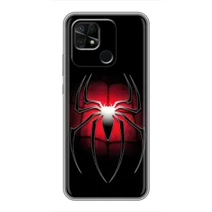 Чохол з людиною павуком для Xiaomi Redmi 10C - (AlphaPrint) (Паук марвел)
