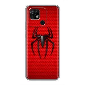 Чохол з людиною павуком для Xiaomi Redmi 10C - (AlphaPrint) (Павук Марвел)