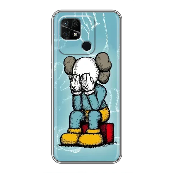Чохол з принтом «Плач Bearbrick» для Xiaomi Redmi 10C