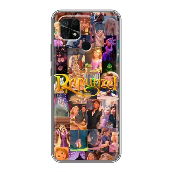 Чохол з принтом «Колаж Рапунцель» для Xiaomi Redmi 10C