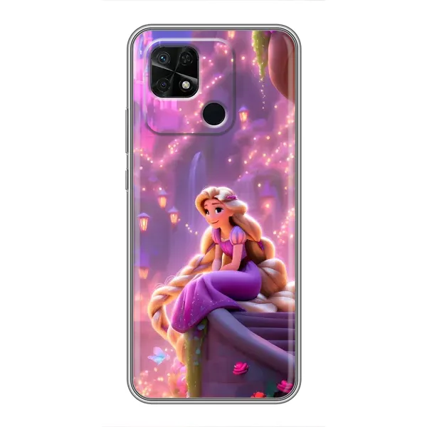 Чохол з принтом «Рапунцель у замку» для Xiaomi Redmi 10C