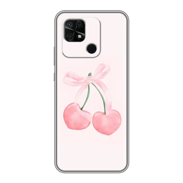 Чохол з принтом «Рожеві вишні» для Xiaomi Redmi 10C