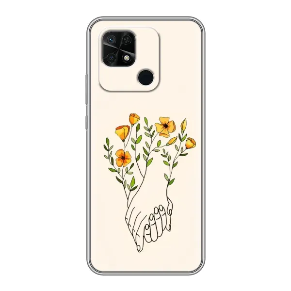 Чехол с принтом «Руки любви» для Xiaomi Redmi 10C
