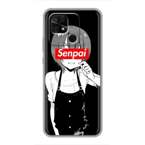 Чехол с принтом «Senpai» для Xiaomi Redmi 10C Чехол с принтом «Senpai» для Xiaomi Redmi 10C