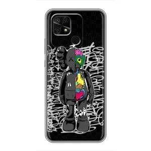 Чехлы для Xiaomi Redmi 10C - Bearbrick Louis Vuitton (PREMIUMPrint) (Стиль Bearbrick)