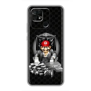 Чехлы с крутыми принтами для Xiaomi Redmi 10C - (PREMIUMPrint) (Супер Марио)