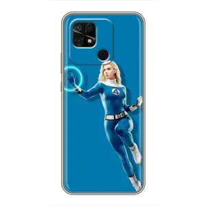 Чохол з принтом Фантастична четвірка для Xiaomi Redmi 10C (Сью Сторм політ)