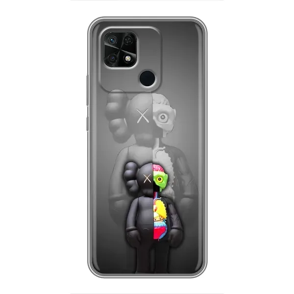 Чохол з принтом «Тіло Bearbrick» для Xiaomi Redmi 10C