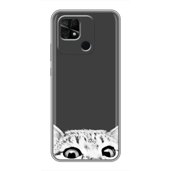 Чехол с принтом «Выглядывает кот» для Xiaomi Redmi 10C Чехол с принтом «Выглядывает кот» для Xiaomi Redmi 10C