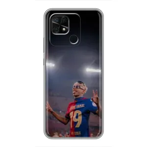 Чохол з футболістом Ламін Ямаль Xiaomi Redmi 10C (Ямаль на стадіоні)