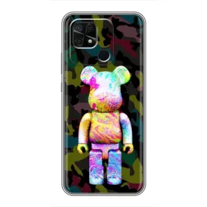 Чехлы для Xiaomi Redmi 10C - Bearbrick Louis Vuitton (PREMIUMPrint) (Яркий Bearbrick)