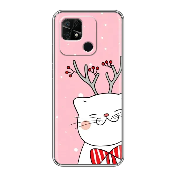 Чехол с принтом «Зимний кот» для Xiaomi Redmi 10C Чехол с принтом «Зимний кот» для Xiaomi Redmi 10C
