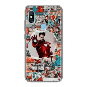 Чохли з героями Марвел Xiaomi Redmi 6 pro (VPrint) (Айронмен)