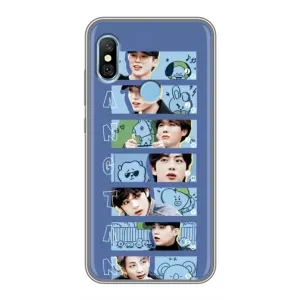 Чохли BTS для Xiaomi Redmi 6 pro (AlphaPrint) (Bangtan)