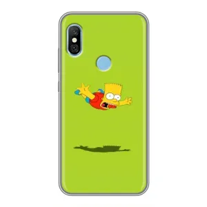 Чjхол з Сімпсонами для Xiaomi Redmi 6 pro (VPrint) (Барт Сімпсон)
