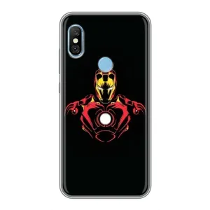 Чохли з героями Марвел Xiaomi Redmi 6 pro (VPrint) (Залізна людина)
