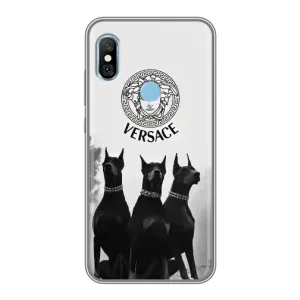 Чохли VERSACE для Сяомі Редмі 6 Про (PREMIUMPrint) (Доберман Версаче)