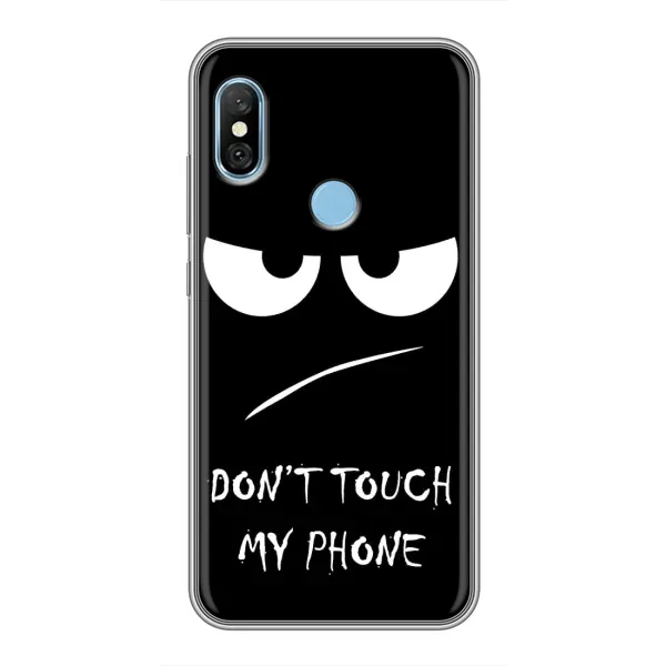 Чехол с принтом «Dont Touch» для Xiaomi Redmi 6 pro