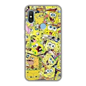 Чехол с принтом «Эмоции Спанч Боба» для Xiaomi Redmi 6 pro